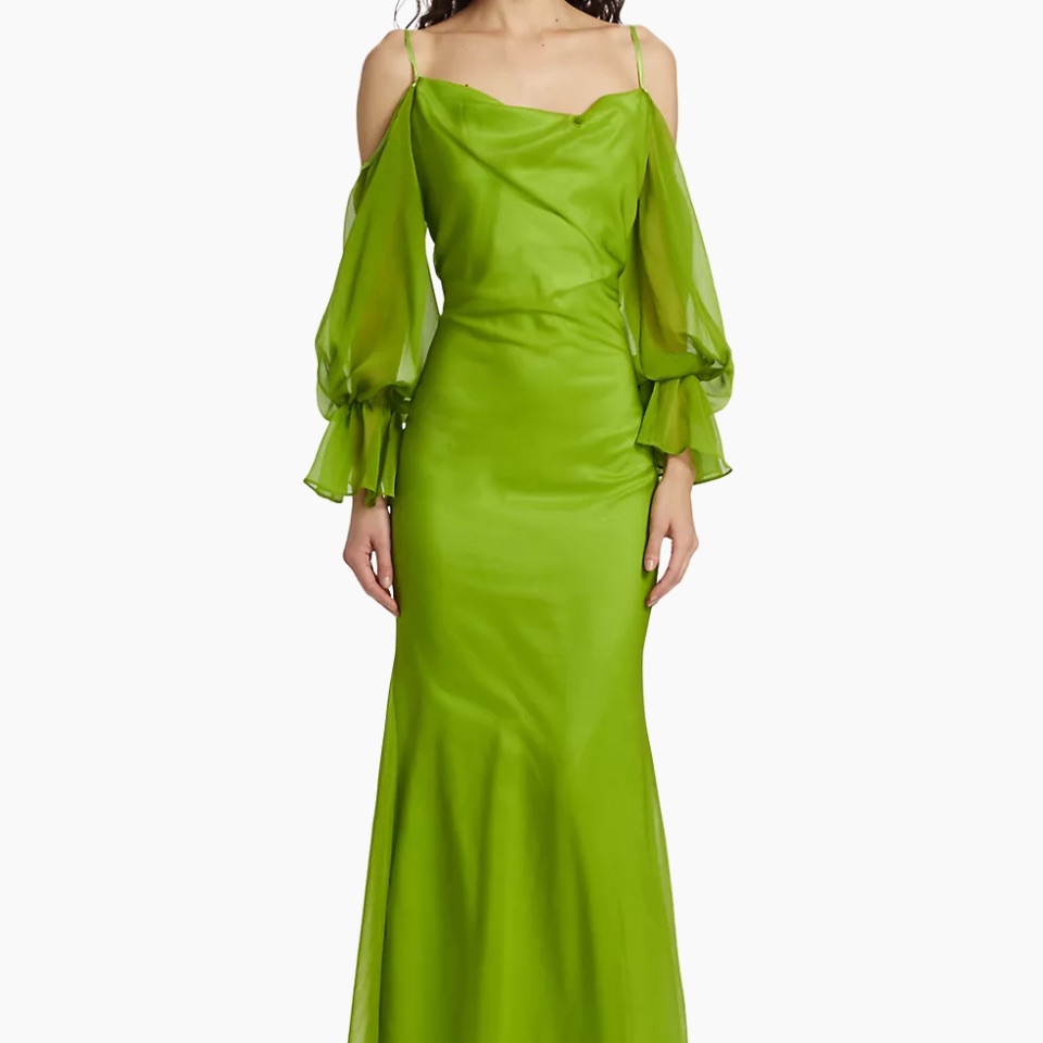 Gorgeous Claude Kameni Chiffon Gown